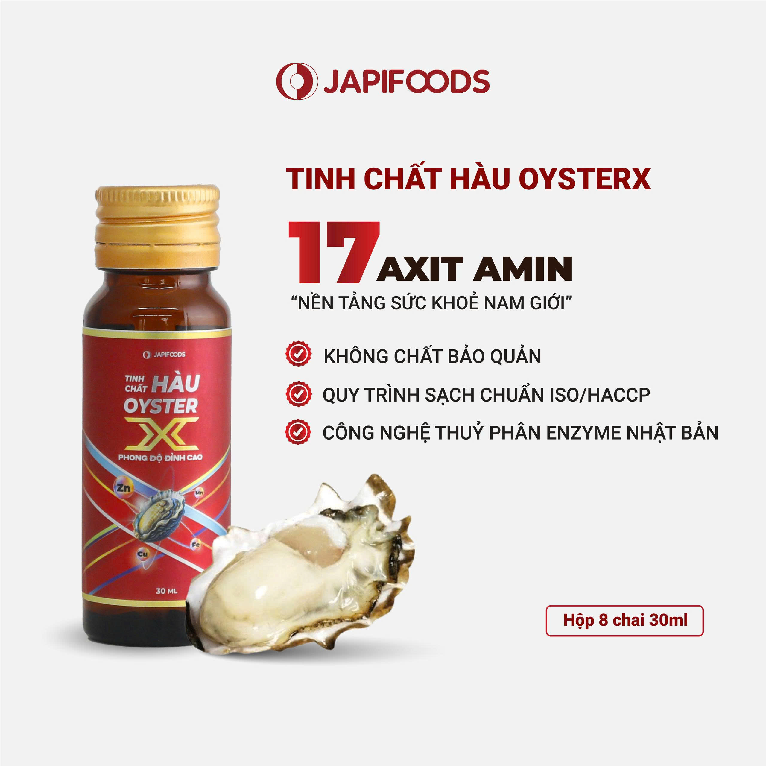 Tinh Chất Hàu OysterX 30ml - Ảnh 3