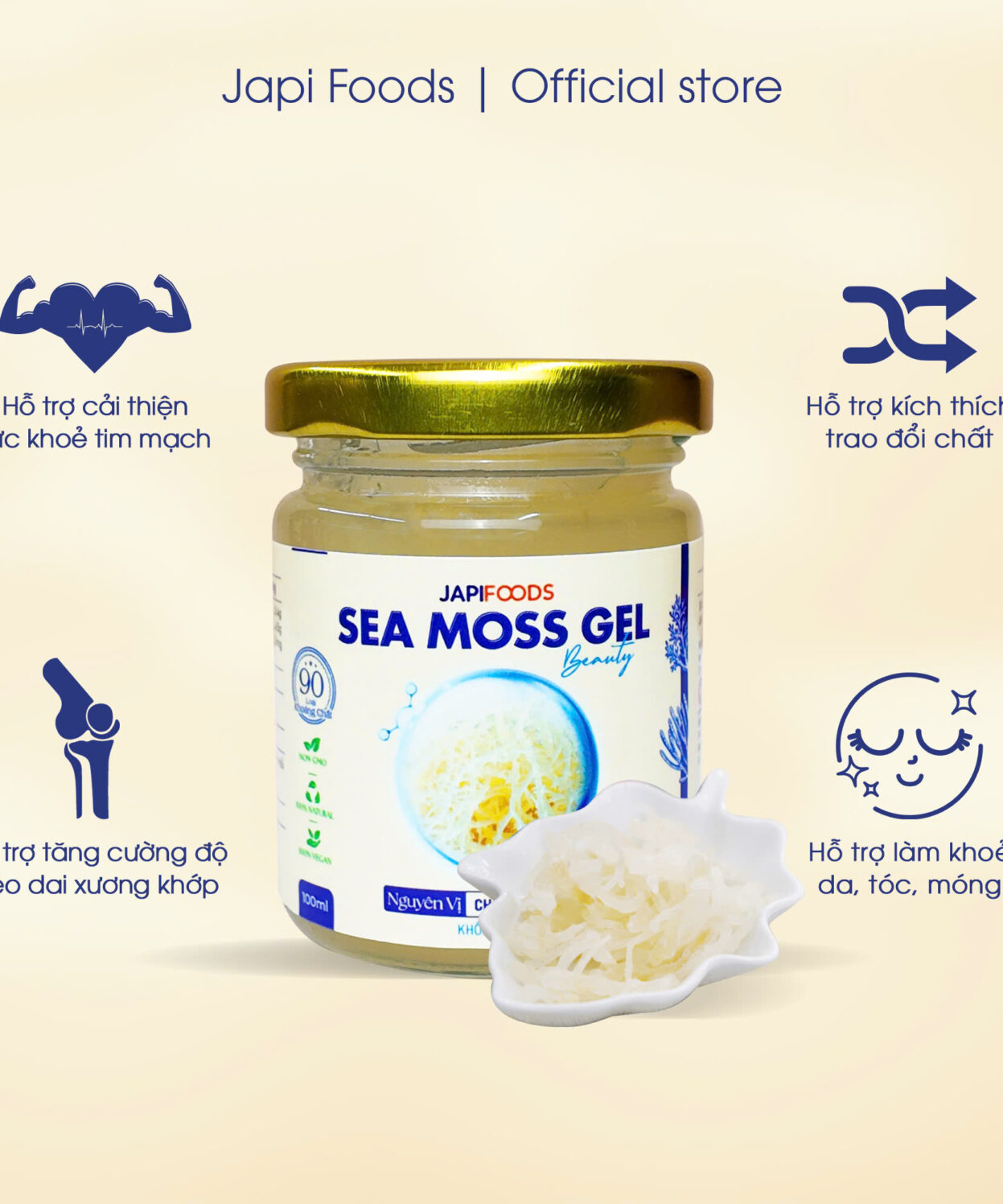 Sea Moss Gel JAPIFOODS 100ml