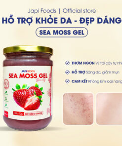Sea Moss Gel Dâu tây 500ml