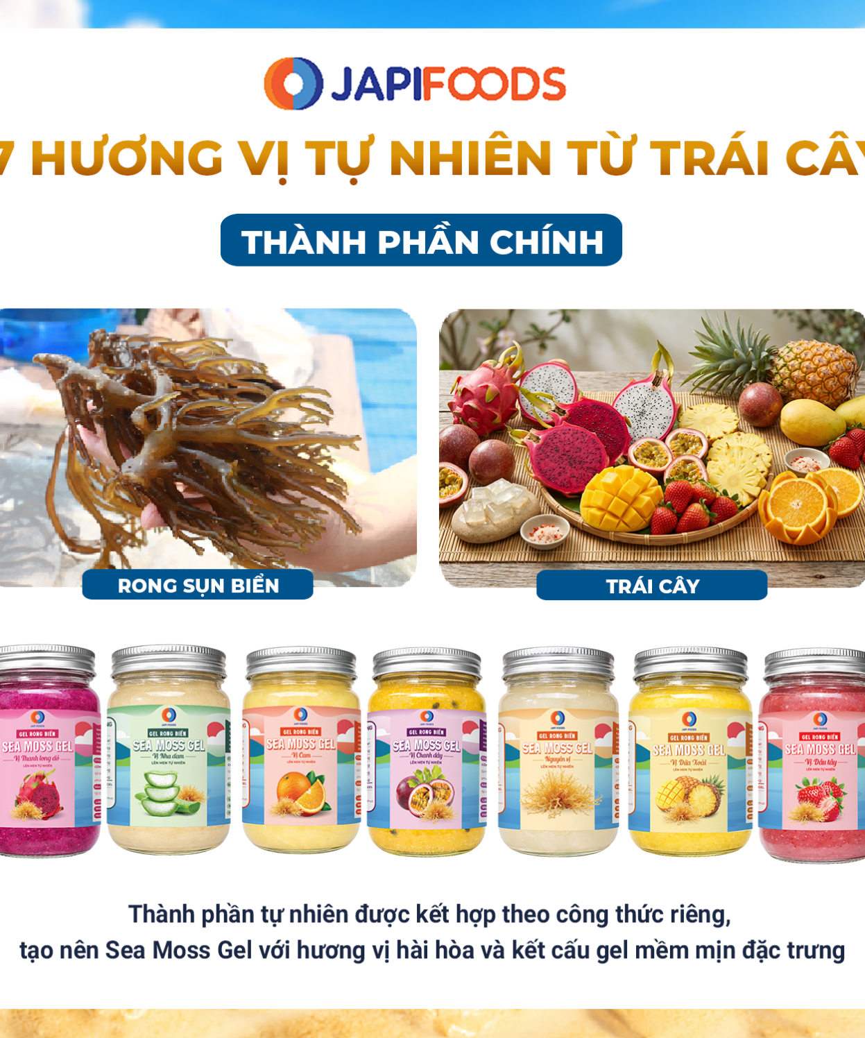 Alternative view of Sea Moss Gel JAPIFOODS 390ml