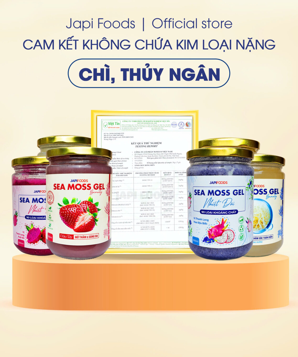 Sea Moss Gel JAPIFOODS 500ml