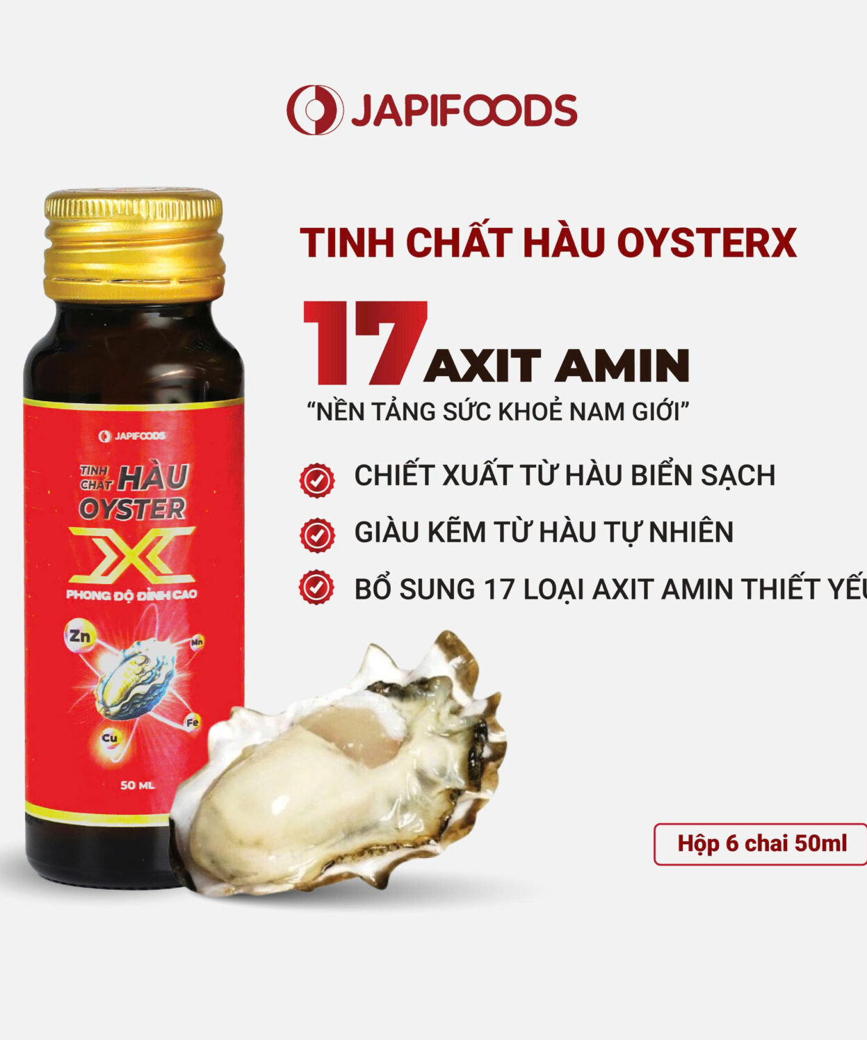 Tinh chất hàu OysterX 50ml