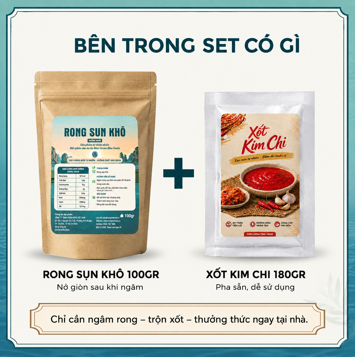 Alternative view of Set kim chi rong sụn