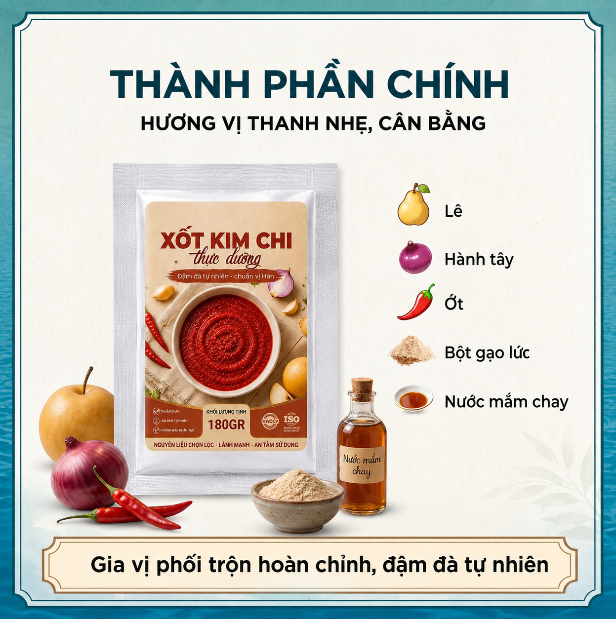 Alternative view of Xốt kim chi thực dưỡng 180gr