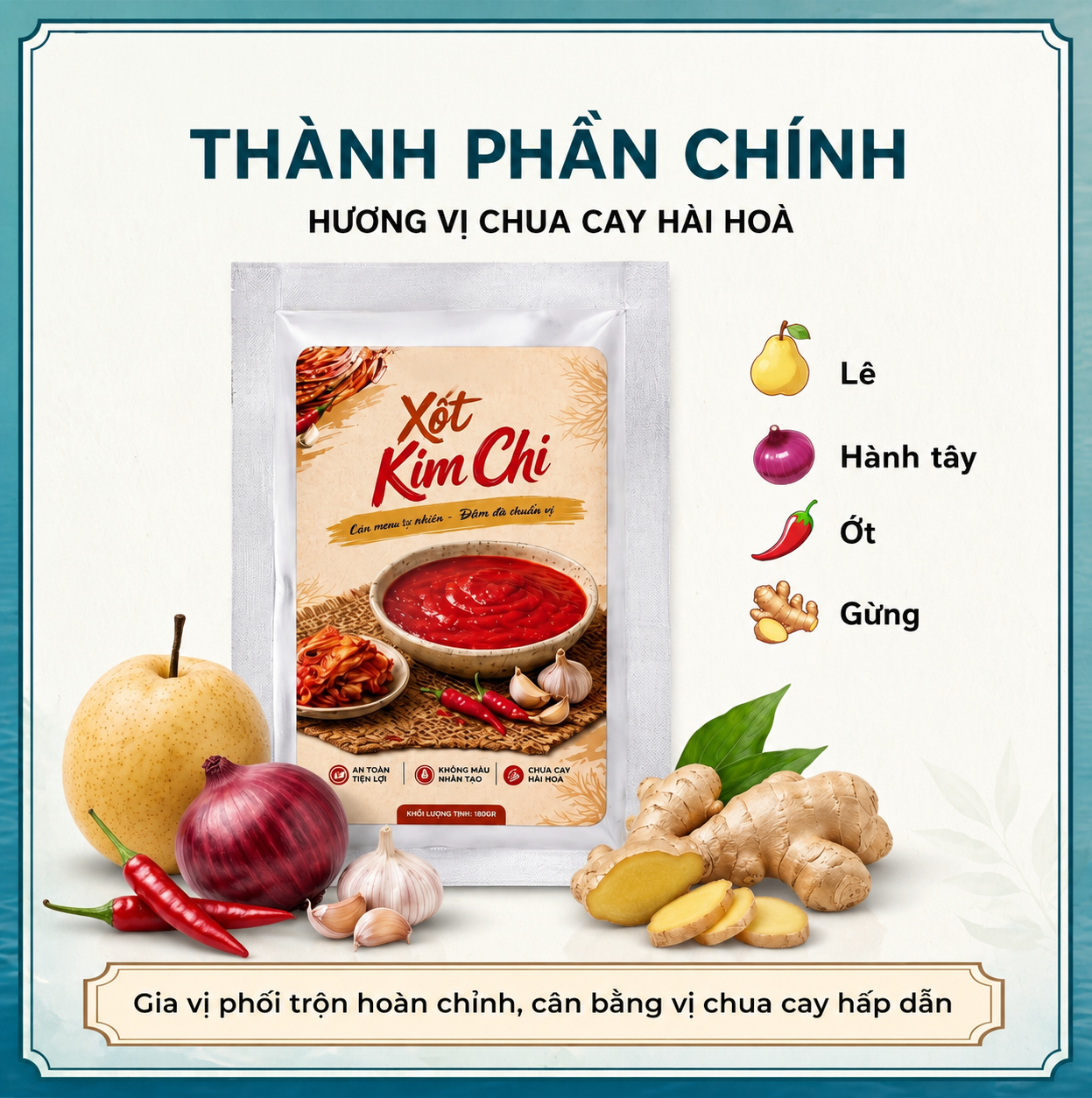 Alternative view of Xốt kim chi 180gr