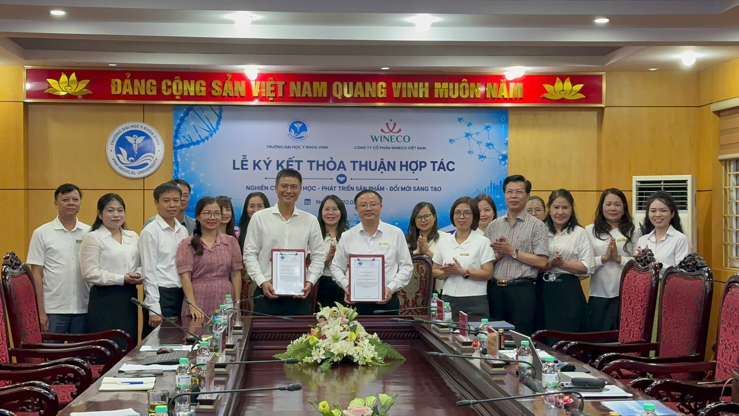Japifoods (Wineco) ký hợp tác cùng Đại học Y khoa Vinh