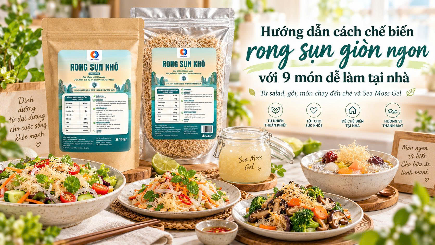 Cách chế biến rong sụn giòn ngon với 9 món dễ làm
