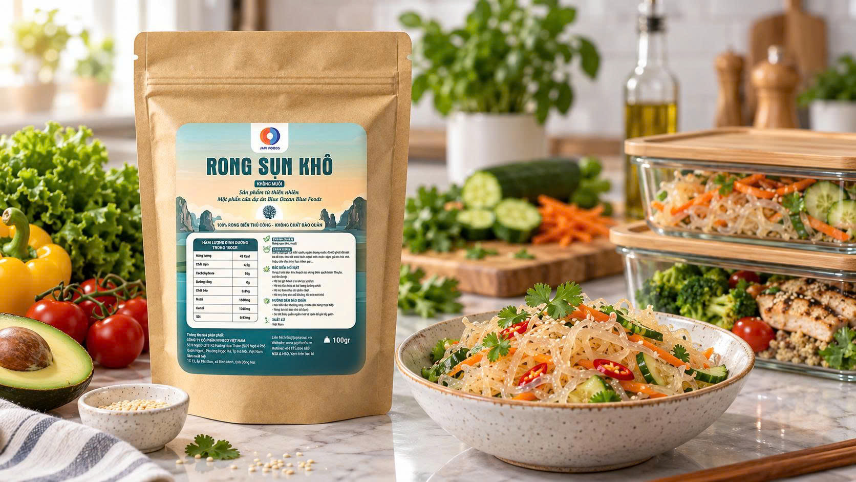 Rong sụn khô không muối là gì? Có gì khác rong muối