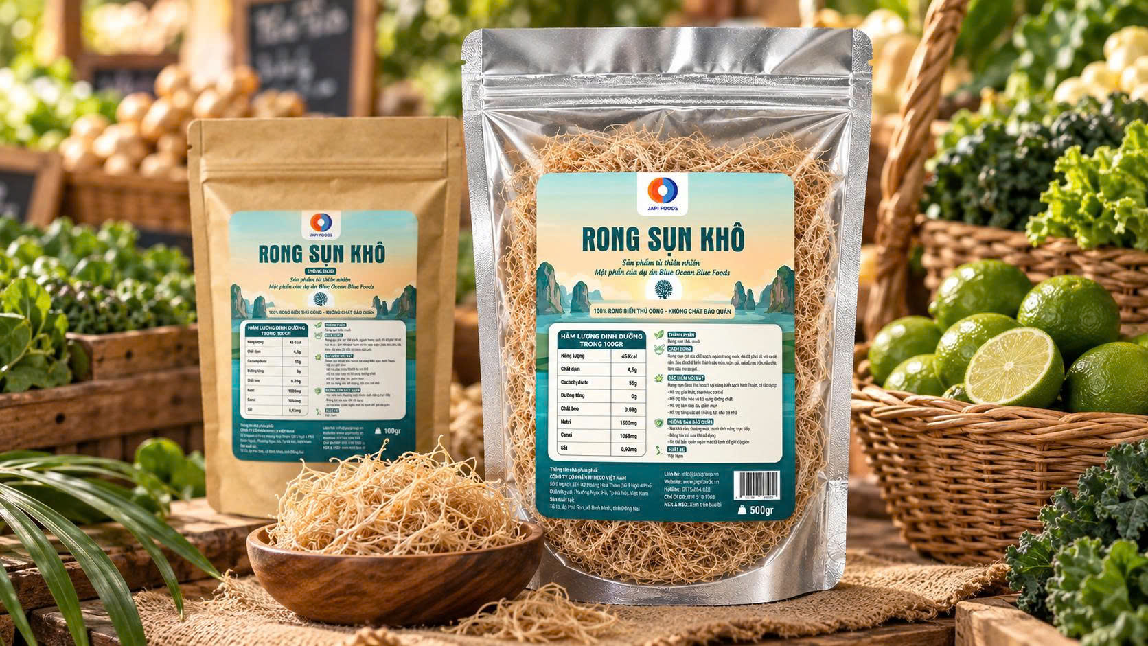 Rong sụn khô không muối là gì? Có gì khác rong muối