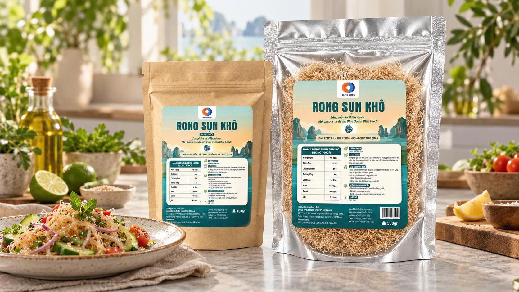 Rong sụn khô không muối là gì? Có gì khác rong muối