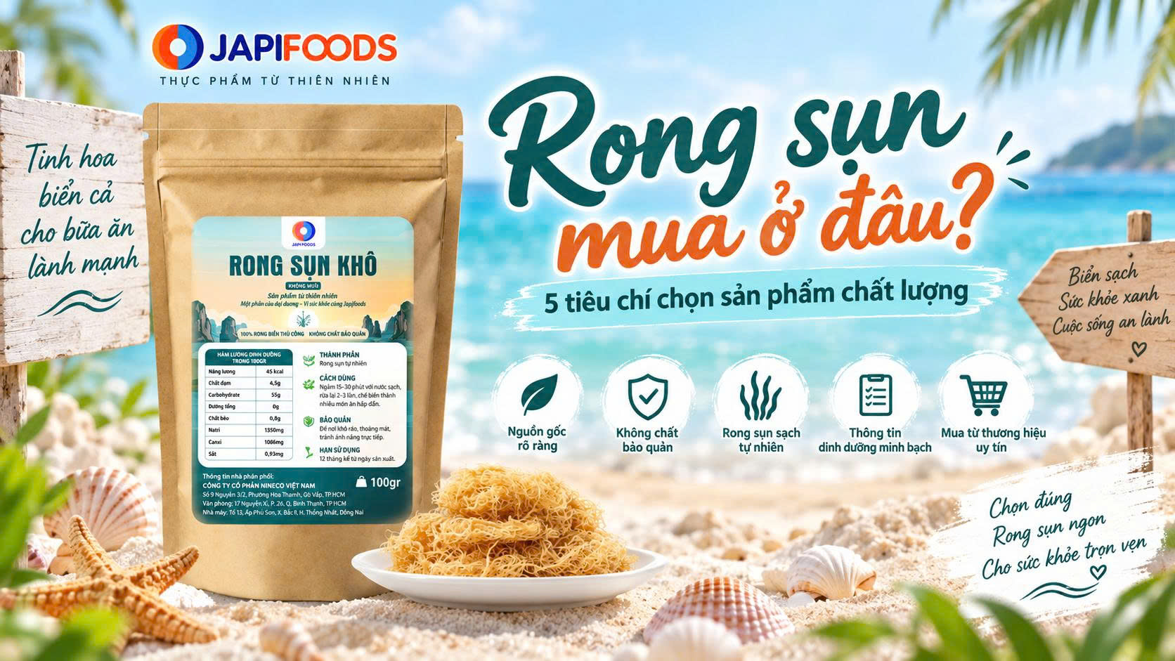  Rong sụn mua ở đâu? 5 tiêu chí chọn sản phẩm chất lượng
