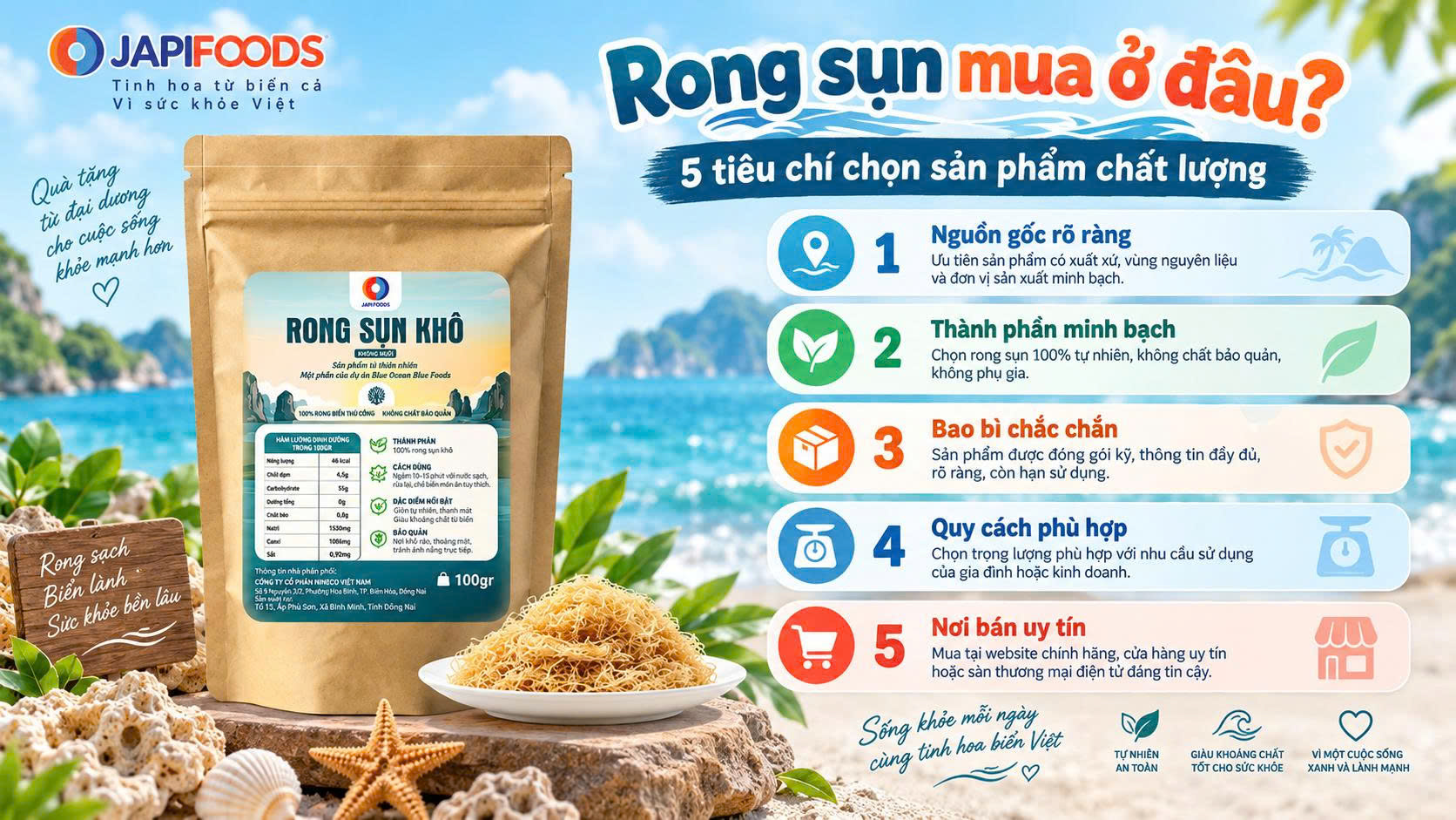  Rong sụn mua ở đâu? 5 tiêu chí chọn sản phẩm chất lượng