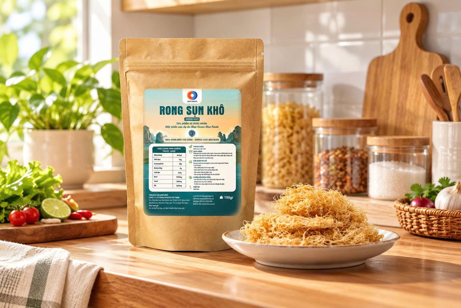 Rong sụn khô không muối Japi Foods có gì nổi bật?