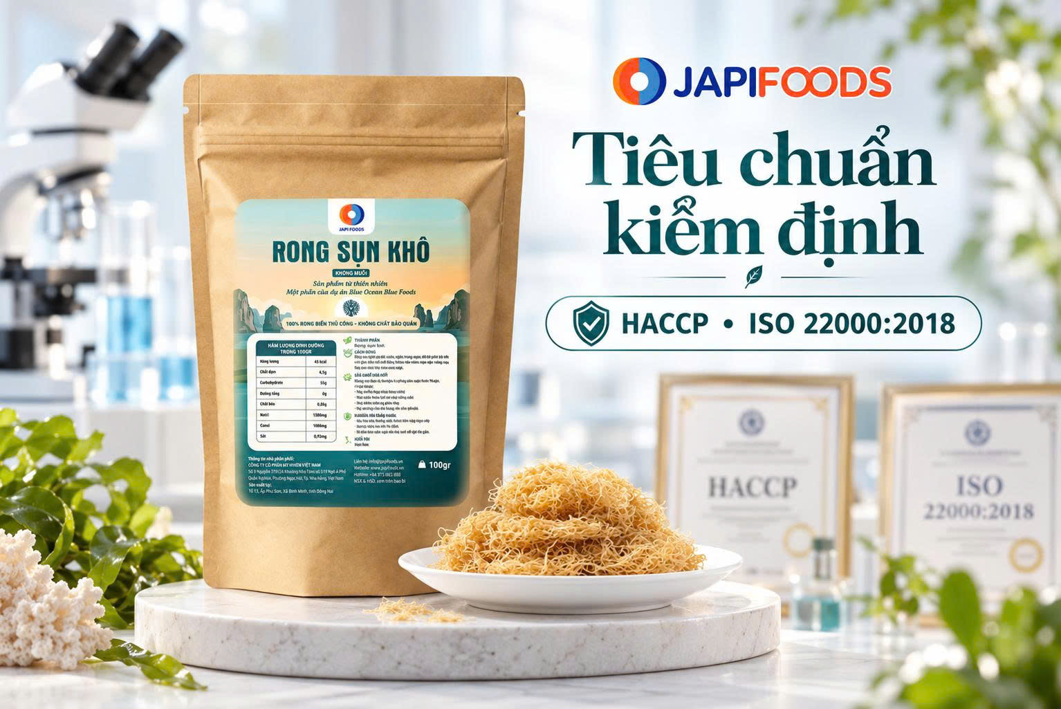 Rong sụn khô không muối Japi Foods có gì nổi bật?
