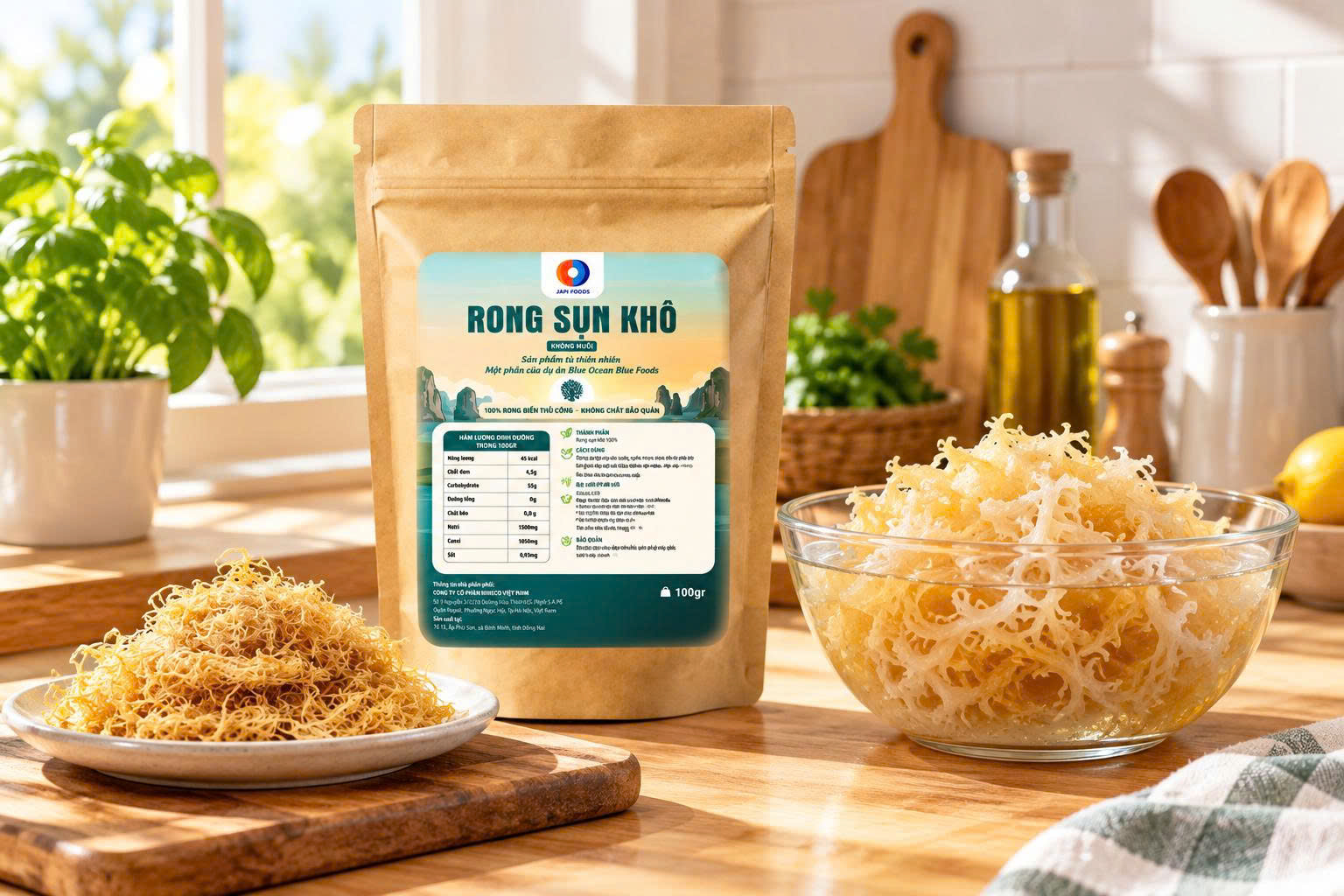 Nguồn gốc rong sụn Japi Foods từ vùng sinh kế Kiên Hải