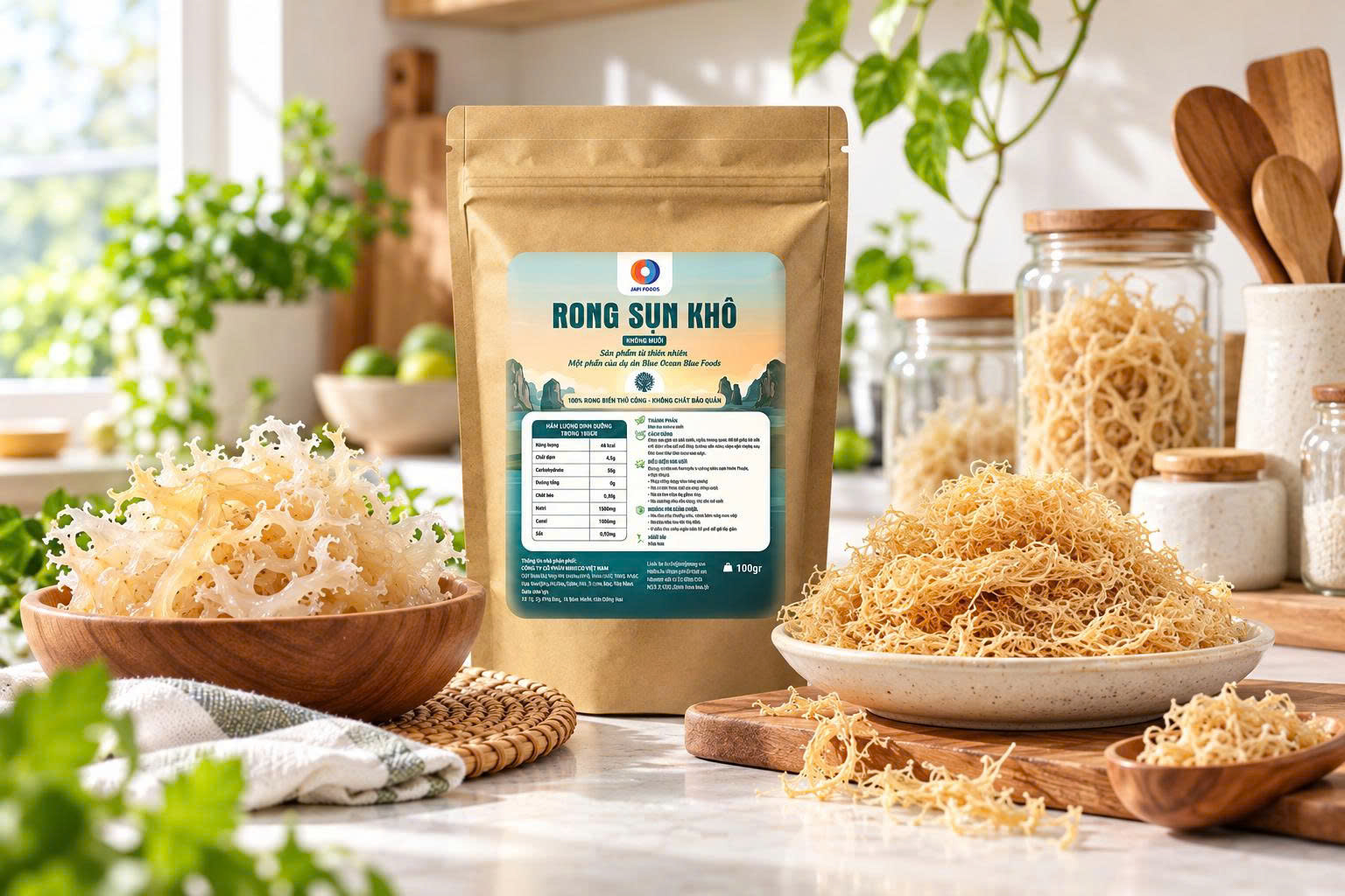 Nguồn gốc rong sụn Japi Foods từ vùng sinh kế Kiên Hải