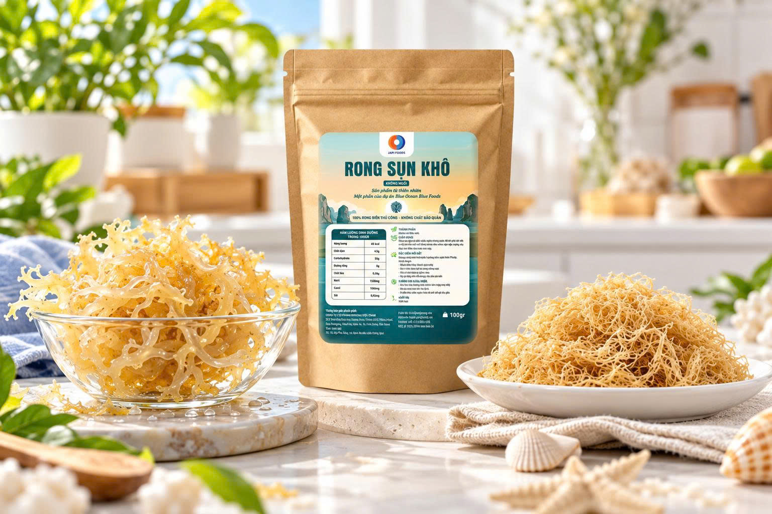 Nguồn gốc rong sụn Japi Foods từ vùng sinh kế Kiên Hải