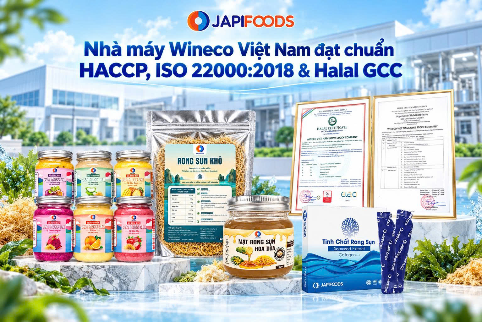 Nhà máy Wineco Việt Nam đạt chuẩn HACCP, ISO & Halal GCC